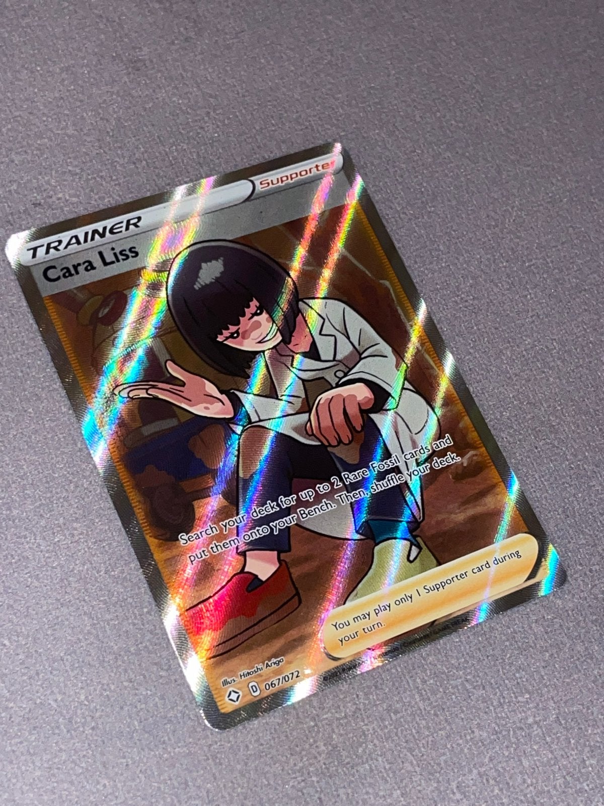 Pokemon - Cara Liss 067/022 Full Art Trainer, Ophalen of Verzenden, Nieuw, Losse kaart, Foil