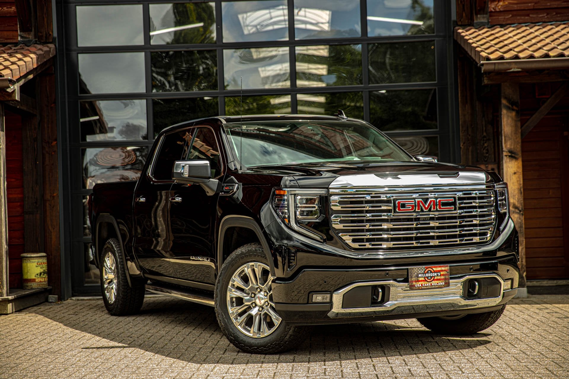GMC Sierra Denali 6.2L V8, BPM VRIJ, full option full option, Automaat, 8 cilinders, 4 stoelen, Zwart