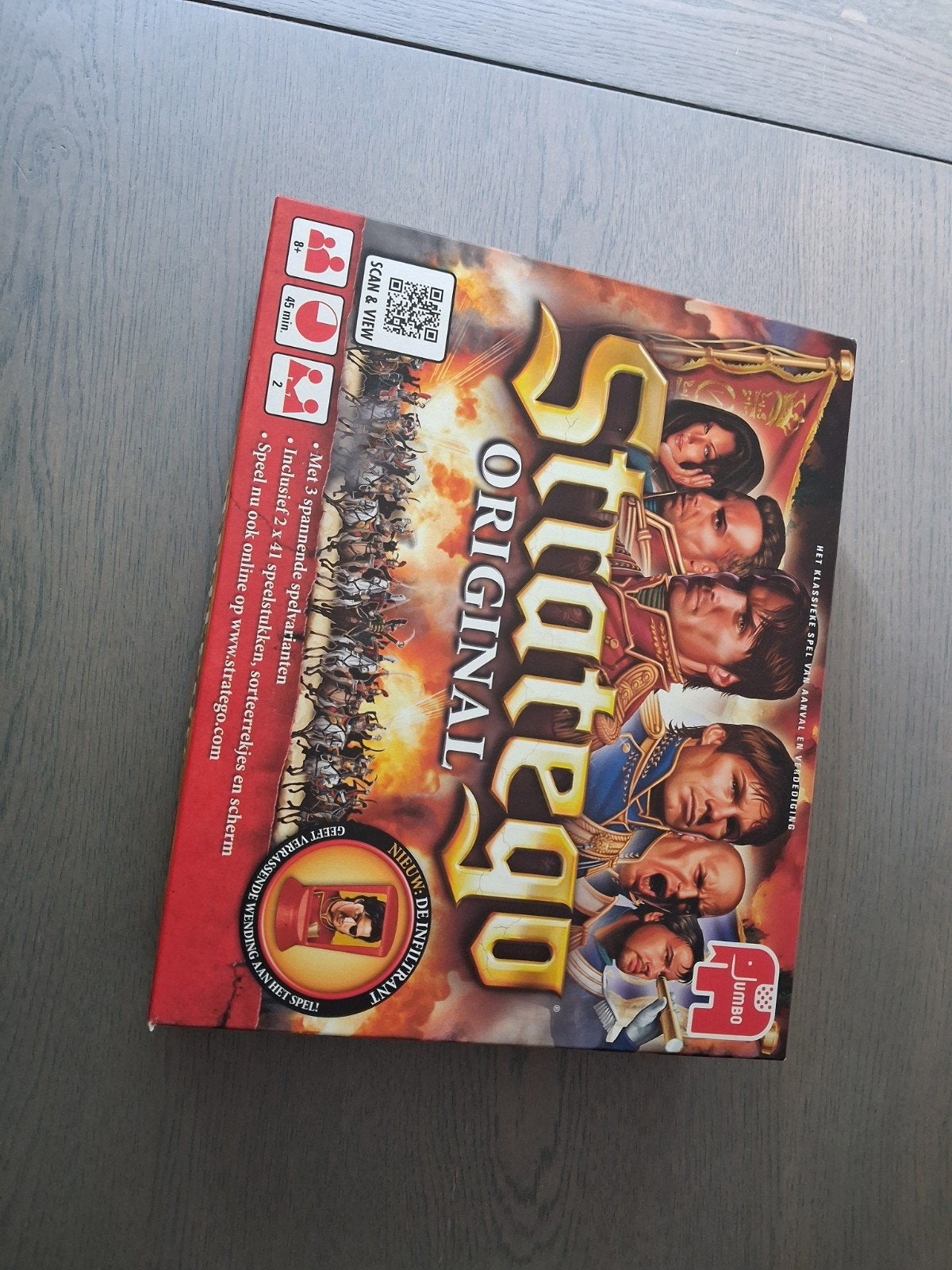 Stratego Original Bordspel - Jumbo, Een of twee spelers, Ophalen of Verzenden, Zo goed als nieuw, Jumbo