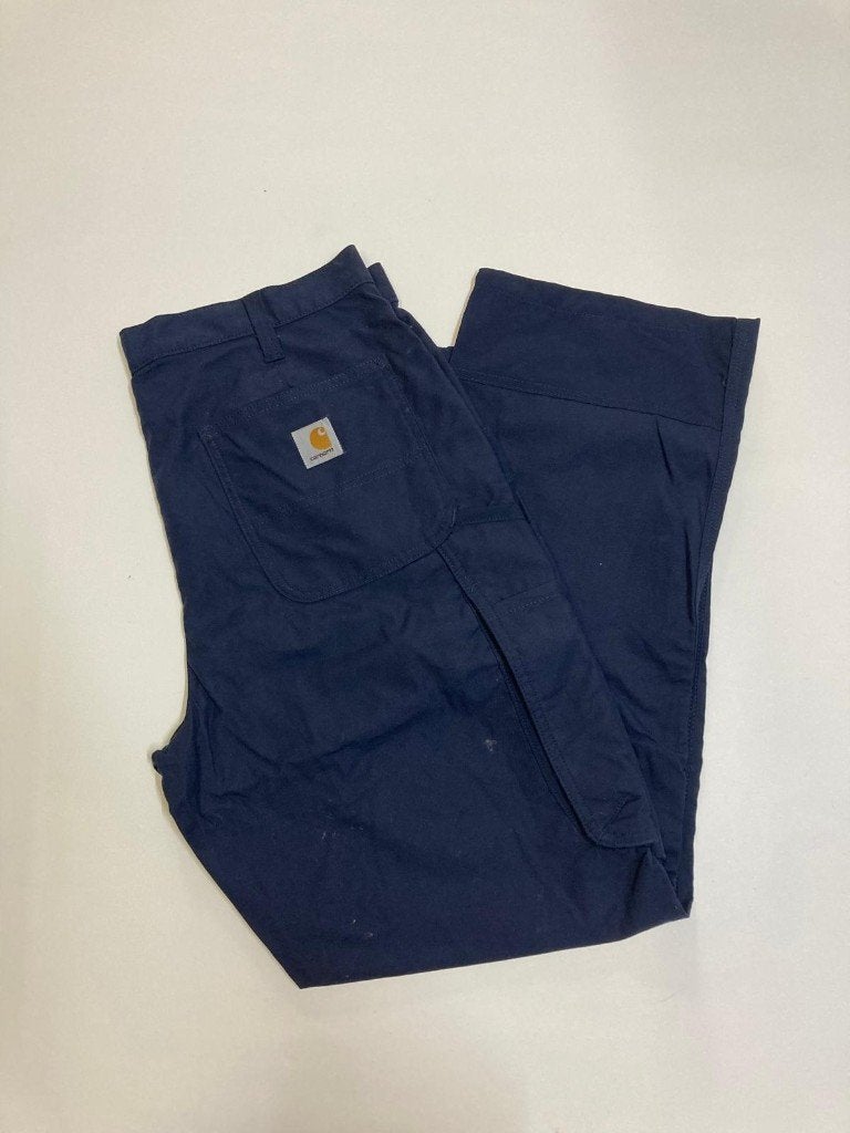 Y2K 2000s Carhartt Carpenterpants - W36 - L30 - Baggy, W36 - W38 (confectie 52/54), Blauw, Carhartt, Ophalen of Verzenden