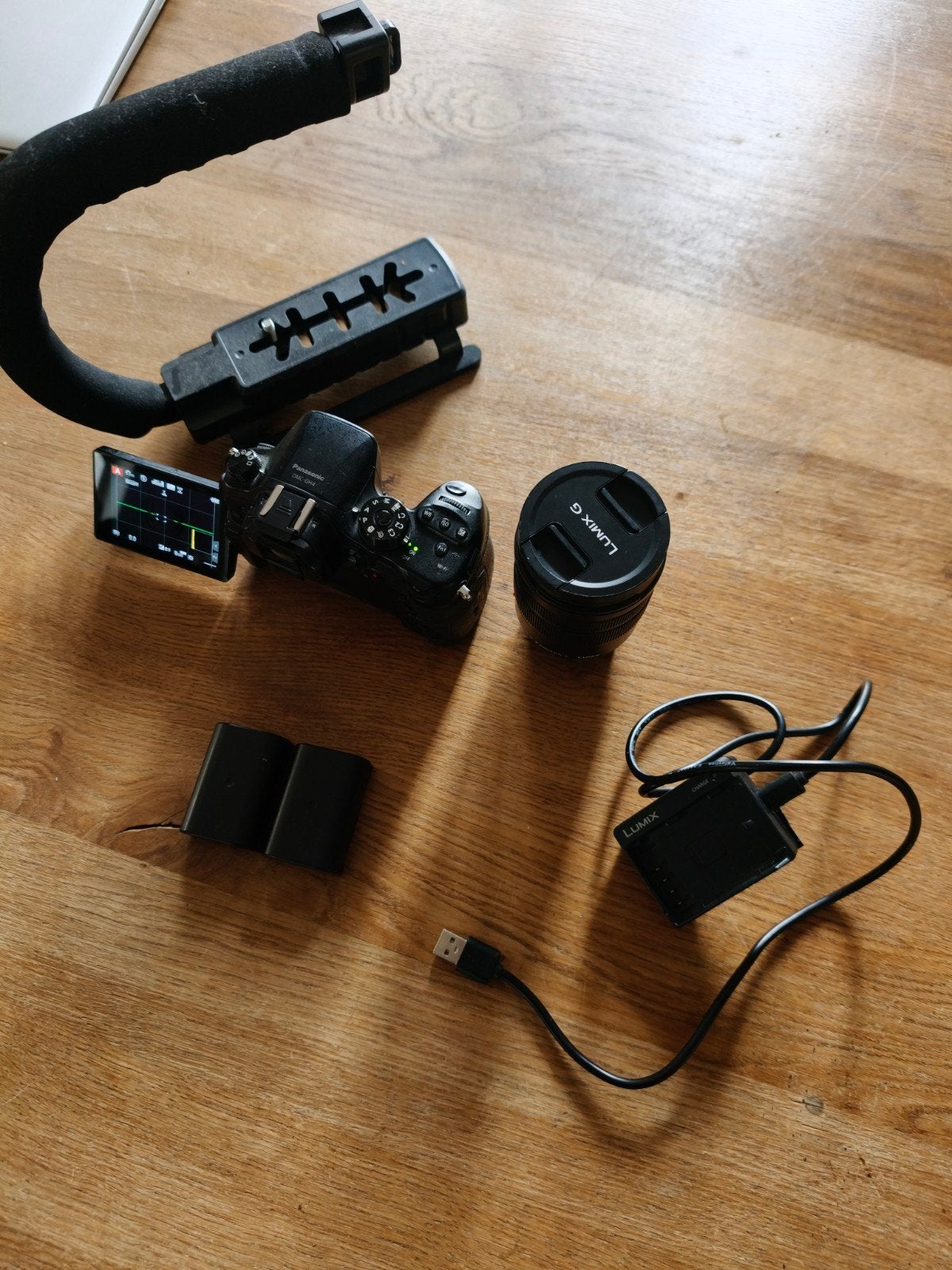 Panasonic Lumix GH4 + Lumix Leica G 12-60 + DJI Ronin S, Audio, Tv en Foto, Fotocamera's Digitaal, Gebruikt, Accu, Overige Merken