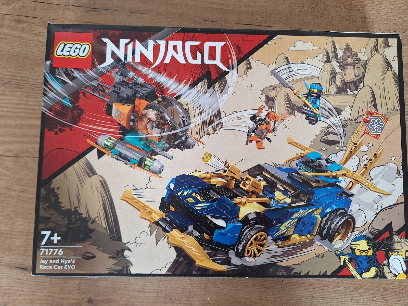 LEGO Ninjago Jay en Nya's Raceauto EVO (71776), Lego, Nieuw, Inclusief minifiguren, Ophalen of Verzenden