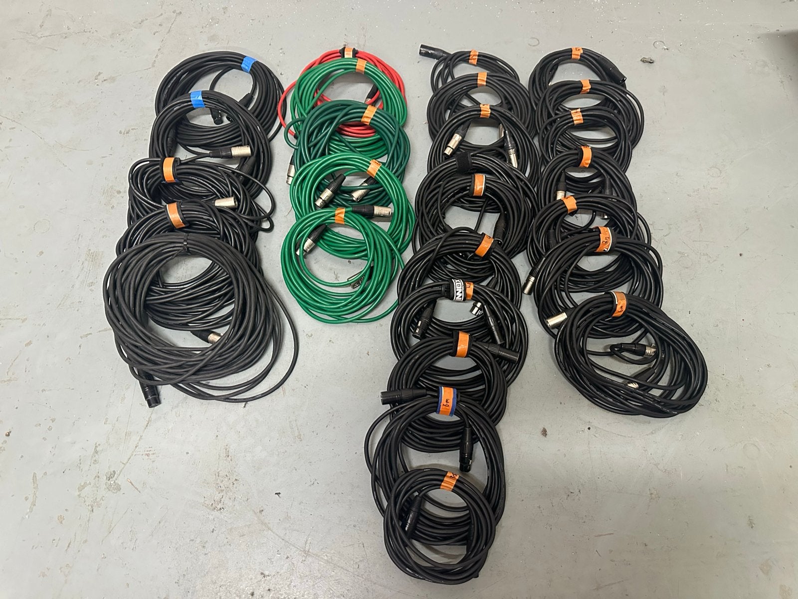 XLR kabelset, Ophalen, Minder dan 2 meter, Overige kabels