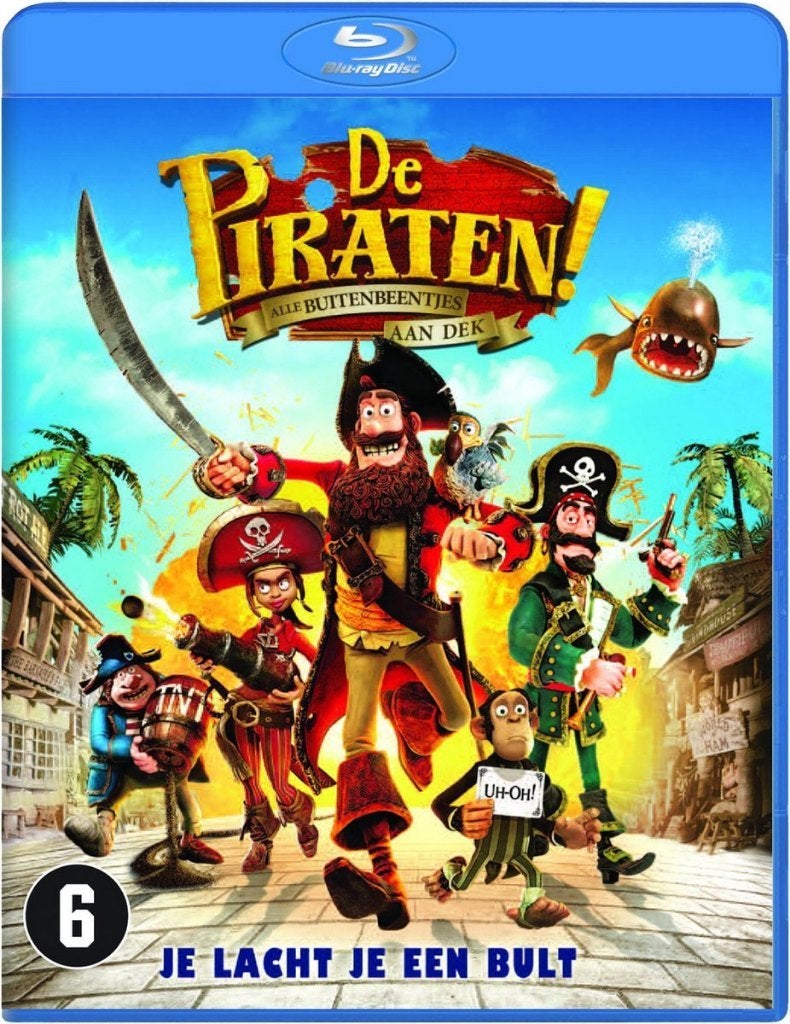 De Piraten! Alle Buitenbeentjes Aan Dek (Blu-ray), Verzenden, Zo goed als nieuw, Tekenfilms en Animatie