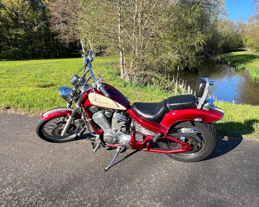 Motorfiets chopper Honda Shadow VT600 C, Motoren, Motoren | Honda, 2 cilinders, Sportuitlaat, Gebruikt, Particulier