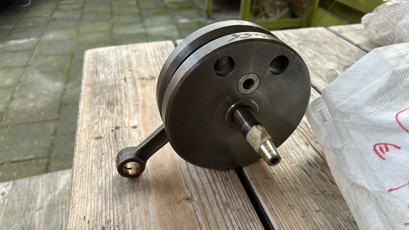Krukas CZ 250 Type 455 gereviseerd, Ophalen of Verzenden, Gereviseerd