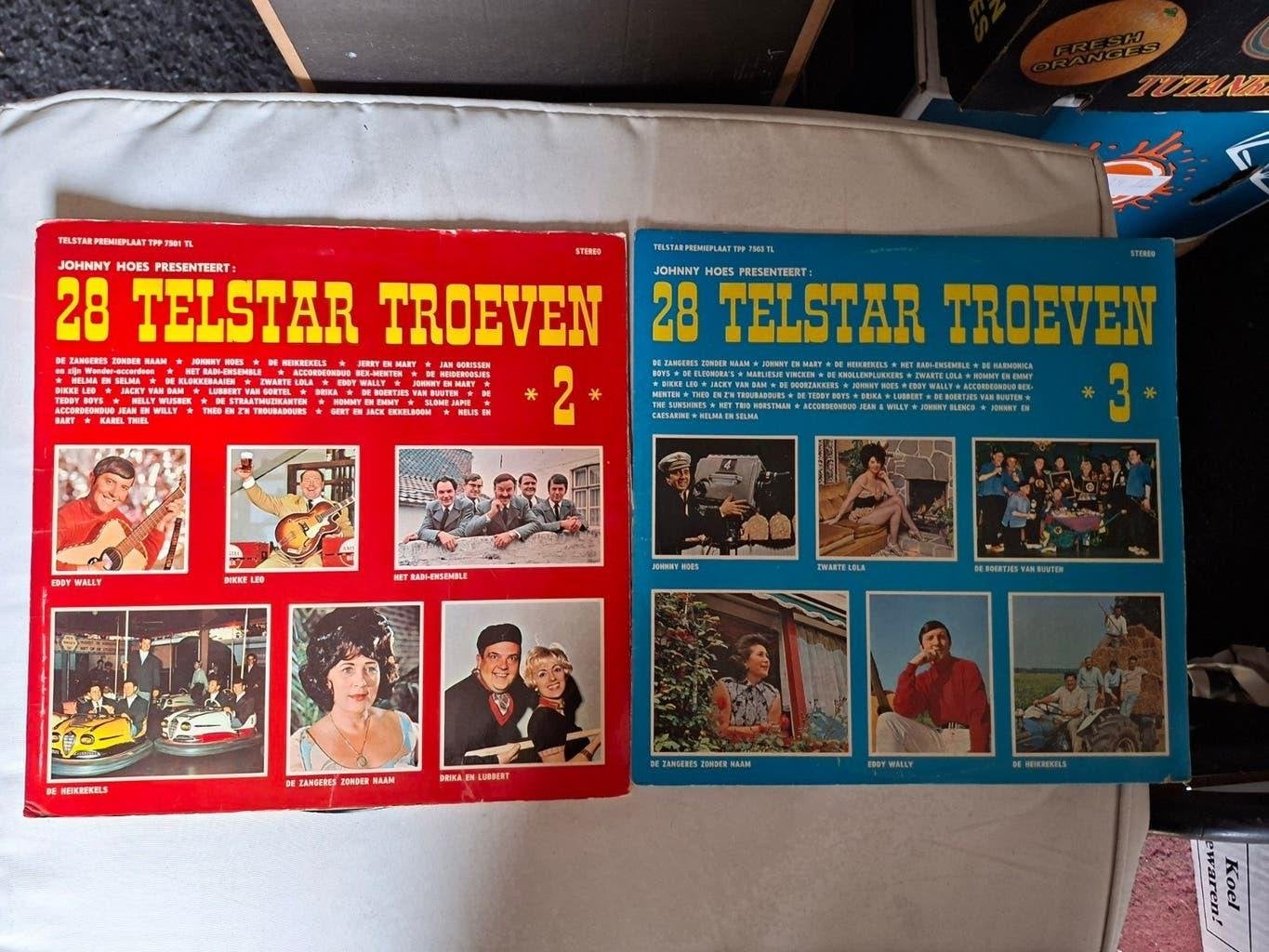 2 Telstar Troeven LP's - Deel 2 en 3, LP, Gebruikt, Overige genres, Ophalen of Verzenden