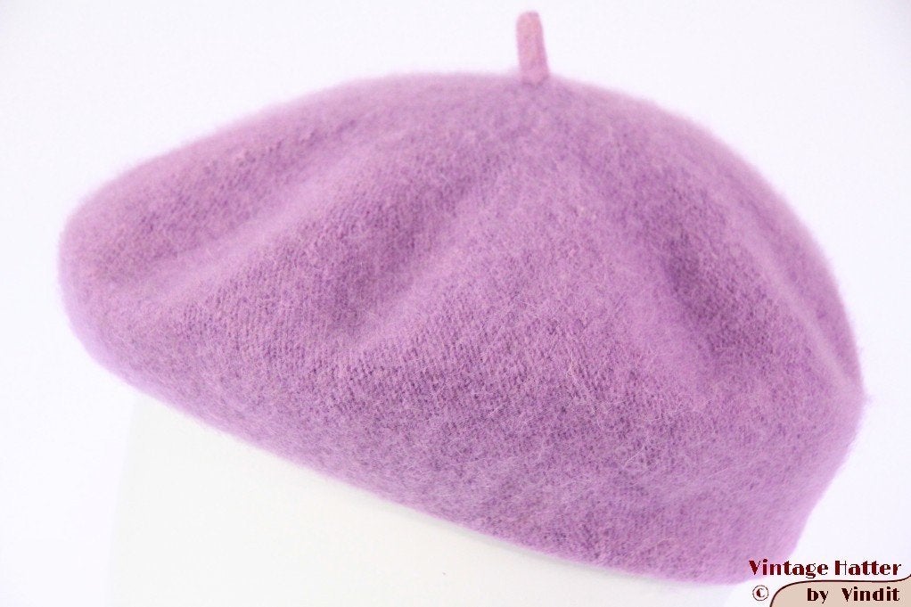 Alpino baret zacht lila paars geweven 54-59 NIEUW one size, Ophalen of Verzenden, Nieuw, Maat 38/40 (M), Muts