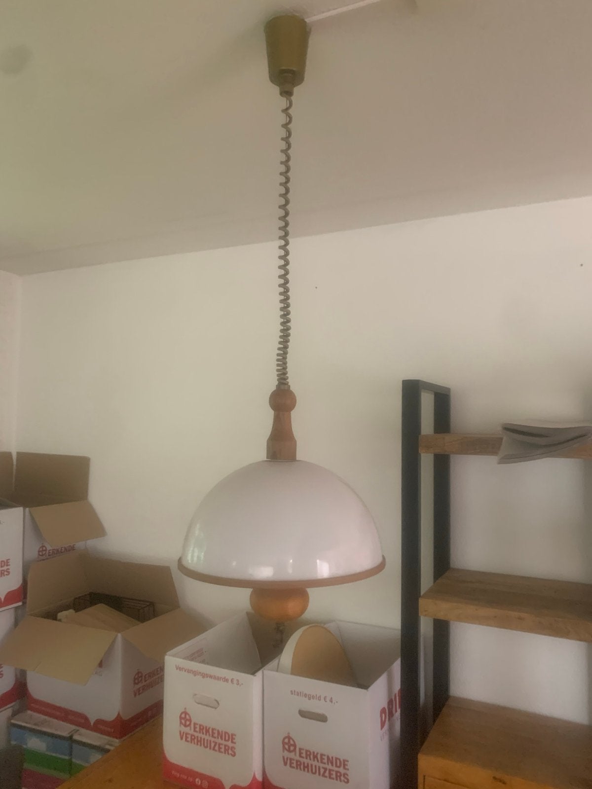 Hanglamp en wandlamp van Steinhauer, Ophalen of Verzenden, Gebruikt, Hout