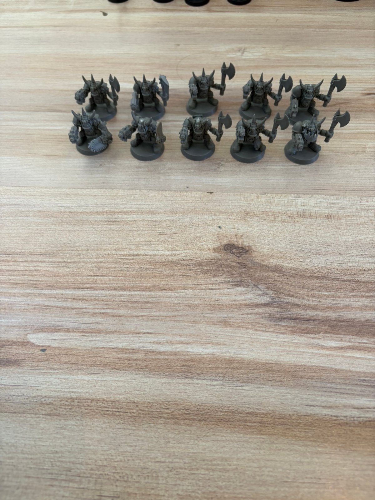 Warhammer 40k orks 10 oude ork boyz bare plastic #2, Ophalen of Verzenden, Zo goed als nieuw, Warhammer 40000, Figuurtje(s)
