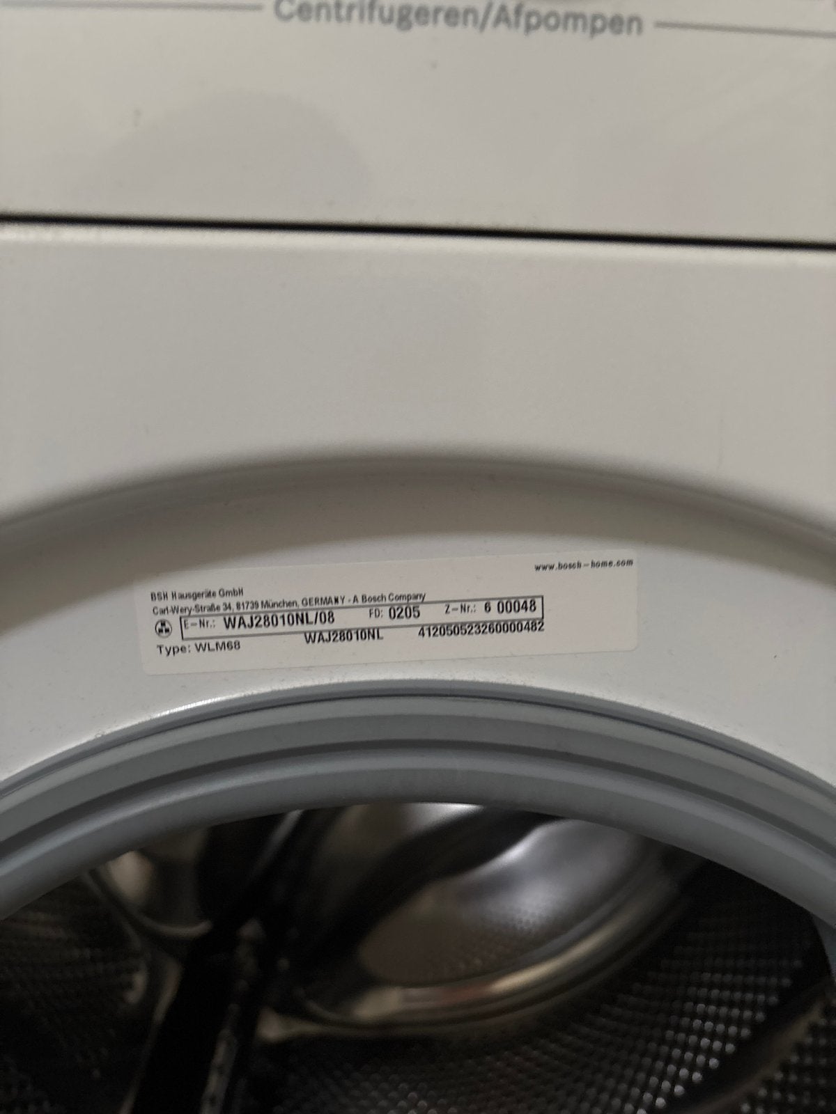 Foto 4 van Bosch Serie 2 Wasmachine - WAJ28010NL/08