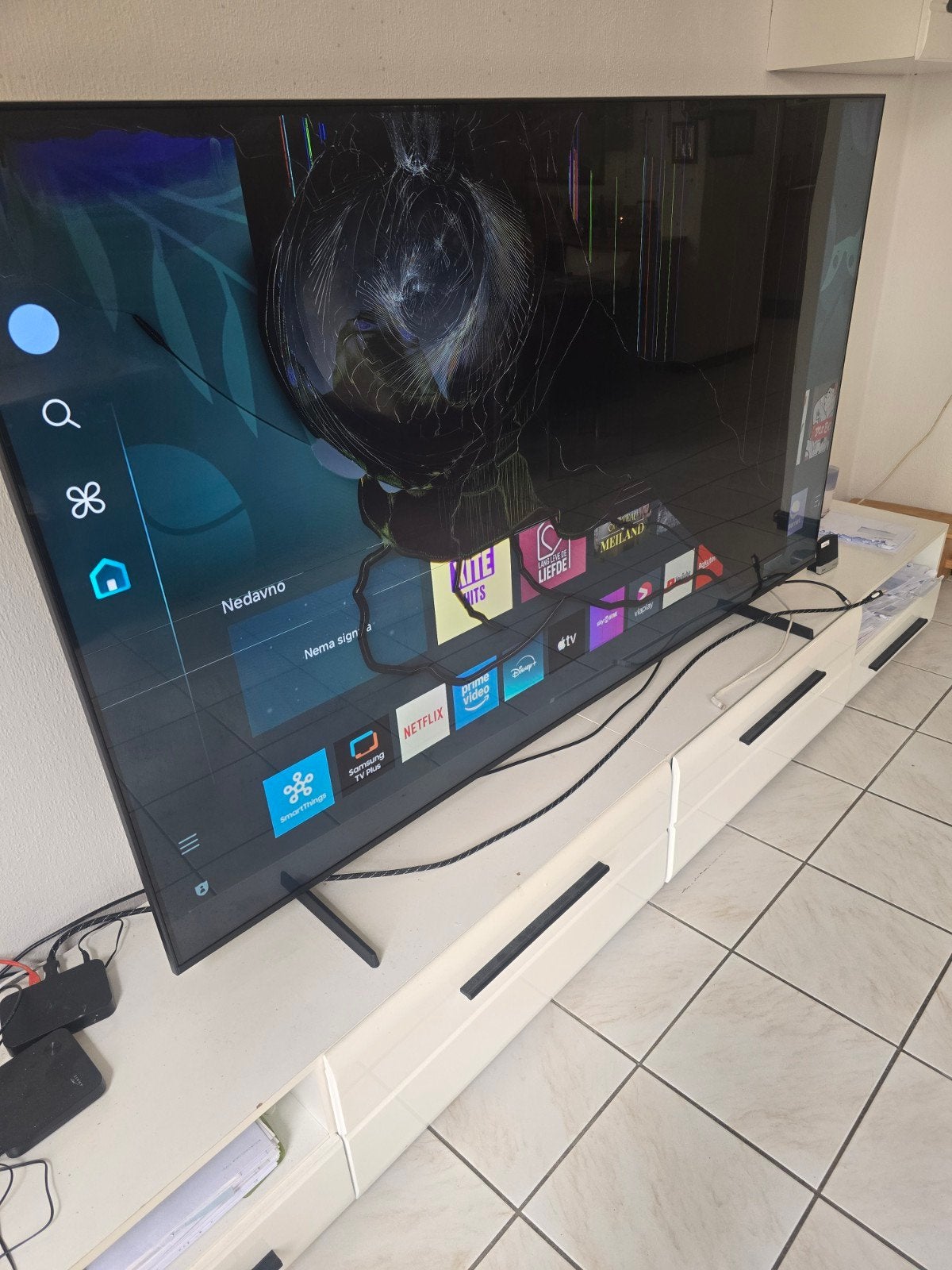 SAMSUNG TV 75 INCH, Ophalen, 100 cm of meer, Samsung