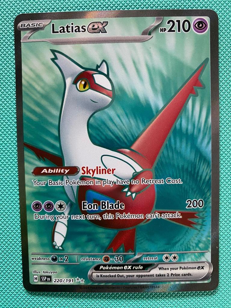 latias EX 220/191 SSP, Ophalen of Verzenden, Nieuw, Losse kaart, Foil