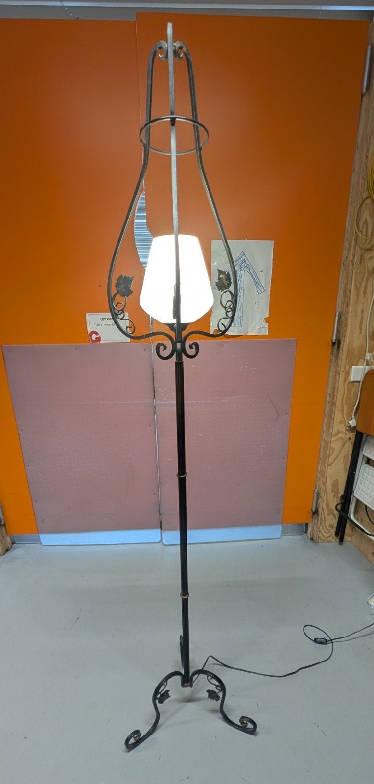 Vintage vloerlamp rek5, Ophalen, Gebruikt, Nvt, 150 tot 200 cm