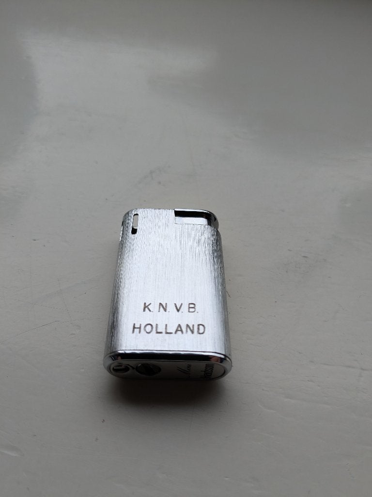 Vintage Mini Hadson K.N.V.B. Holland Aansteker, Ophalen of Verzenden, Zo goed als nieuw, Aansteker