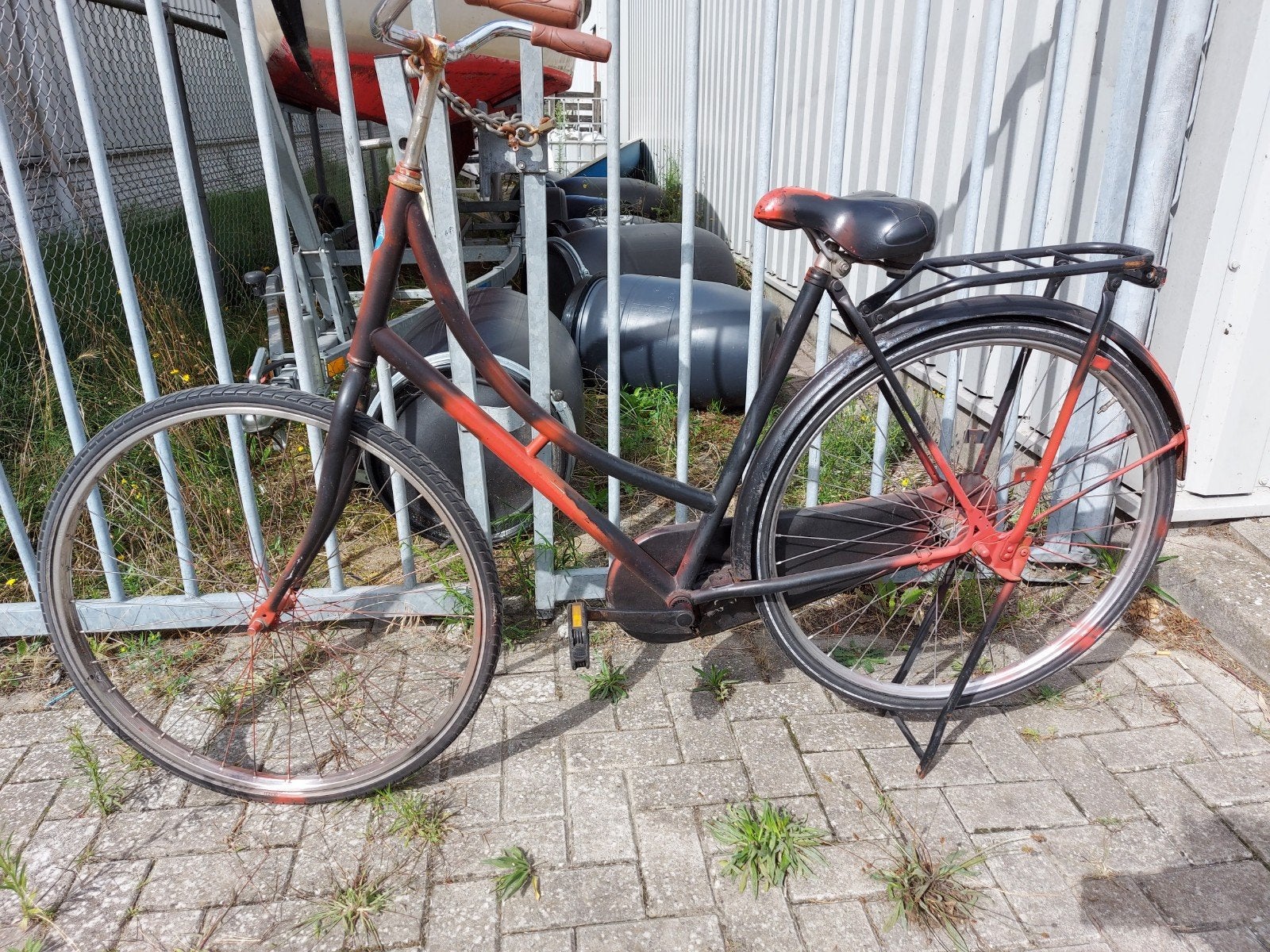 Robuuste stationsfiets - Onverwoestbaar en betrouwbaar, Fietsen en Brommers, Terugtraprem, Ophalen, Overige merken, 53 tot 56 cm