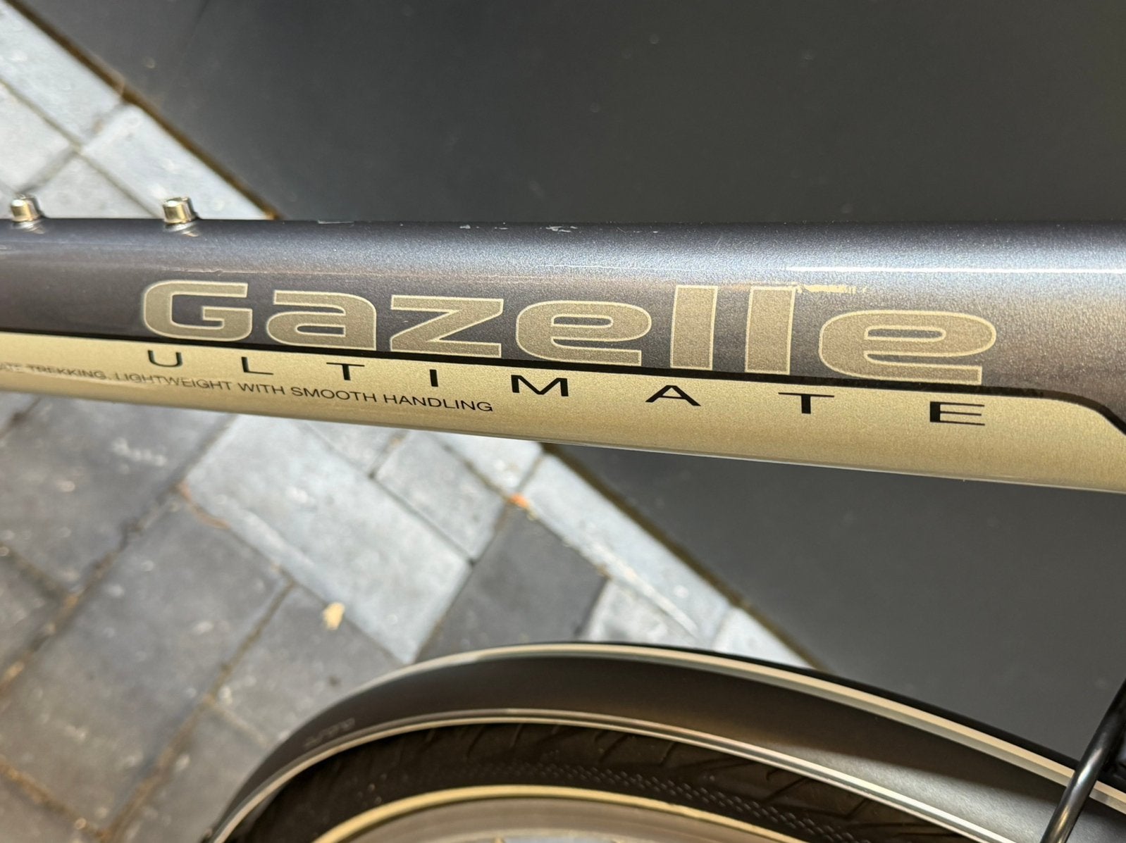 Bijna nieuwe Gazelle Ultimate, Fietsen en Brommers, Fietsen | Heren | Herenfietsen, Gazelle, Verzenden, Versnellingen, Zo goed als nieuw
