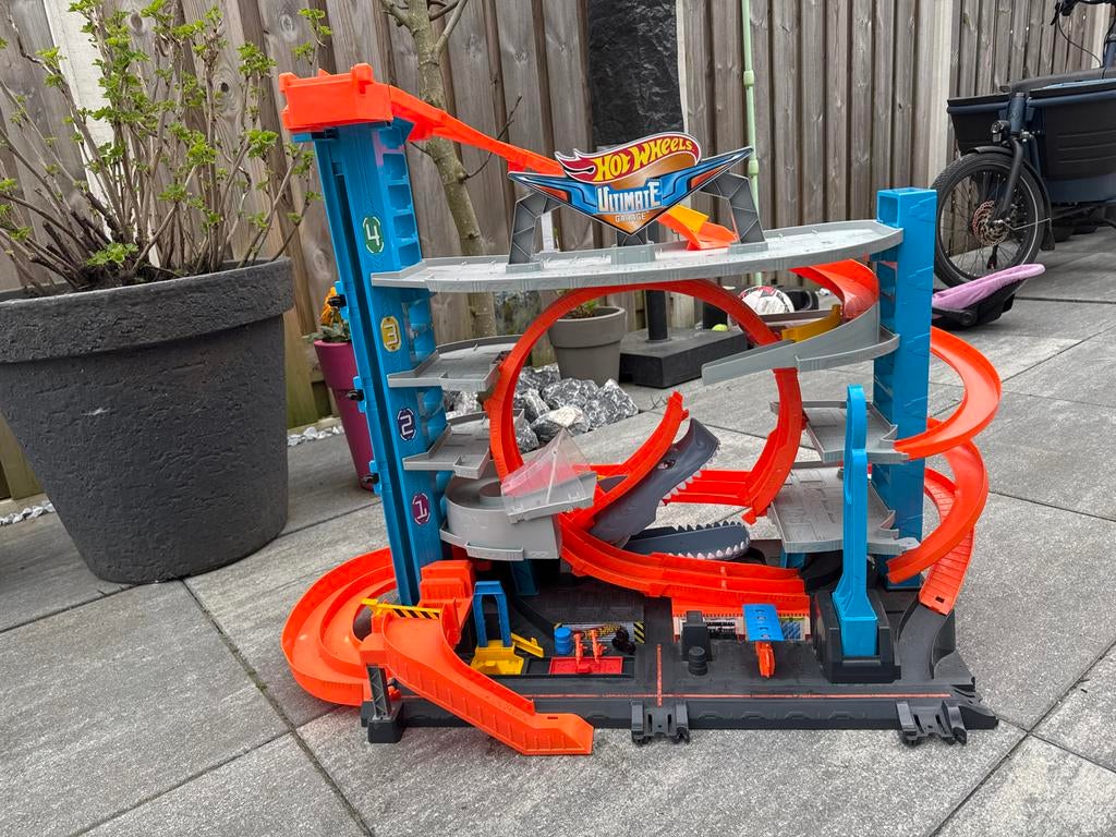 Hot Wheels Ultimate Garage, Kinderen en Baby's, Speelgoed | Racebanen, Ophalen, Hot Wheels, Racebaan, Gebruikt