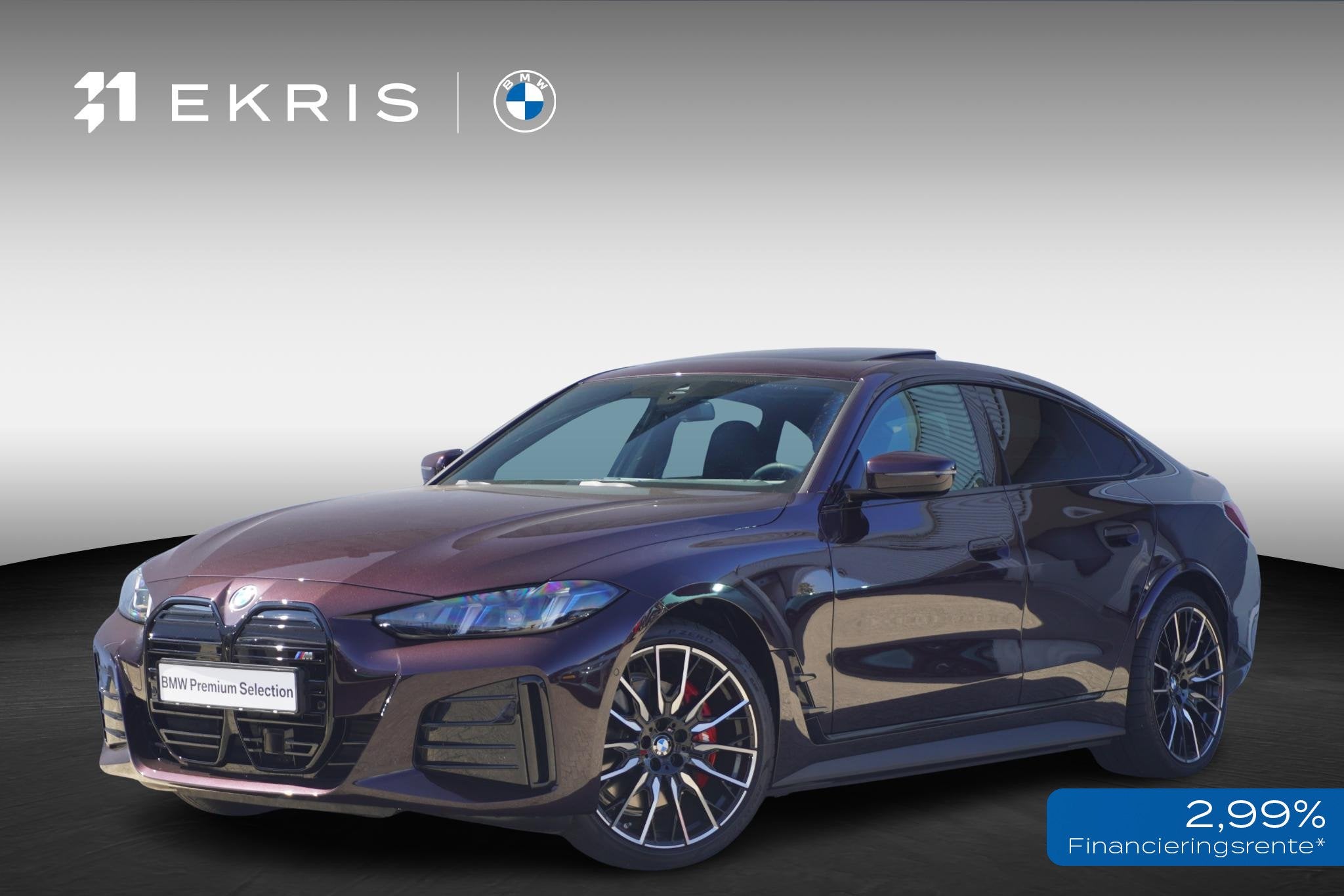 BMW i4 eDrive40 M Sport Pro | Schuif-/kanteldak | M Sportsto, Auto's, Achterwielaandrijving, Overige kleuren, Met garantie (alle)