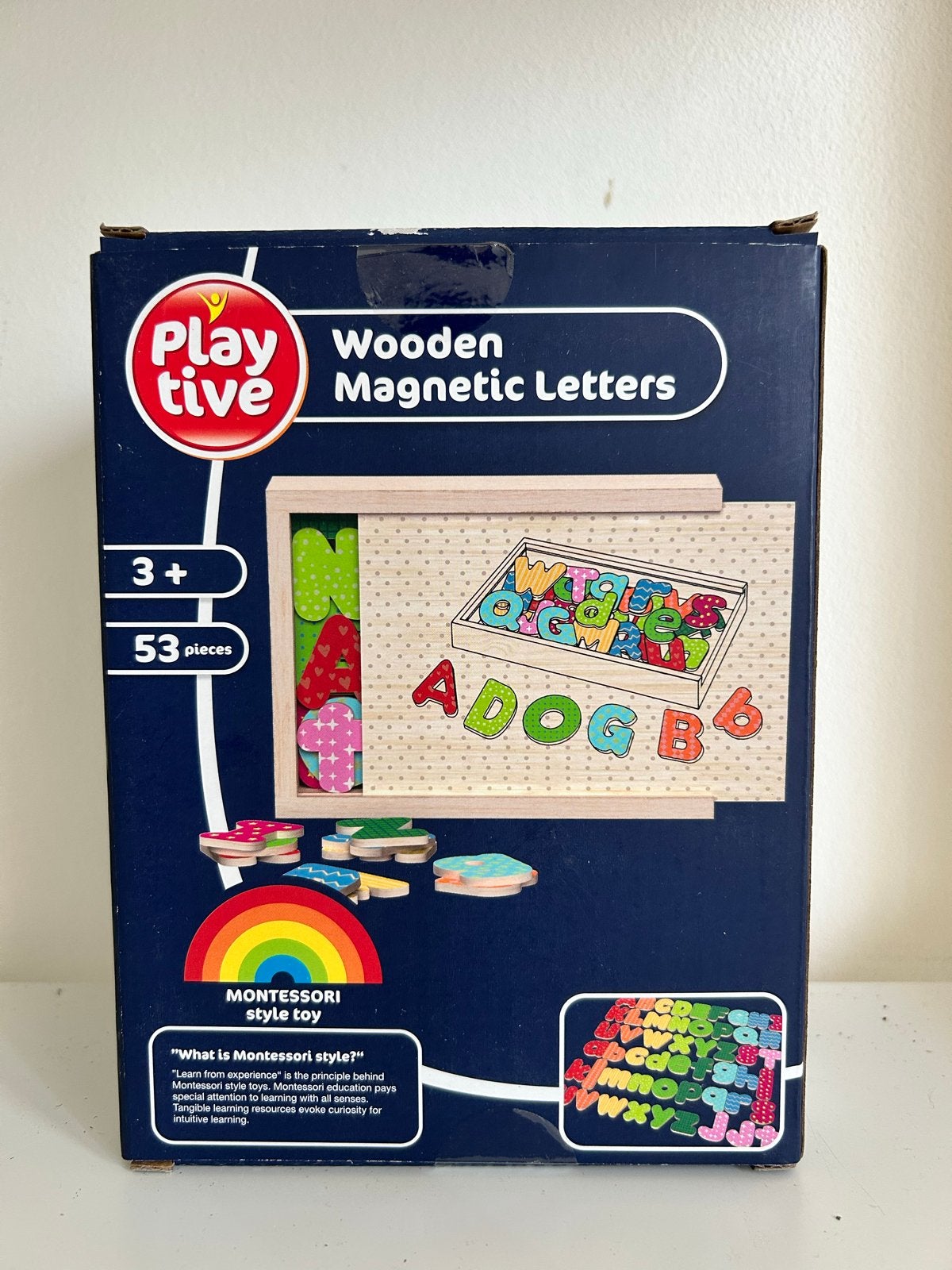 Playtive Houten Magnetische Letters - Montessori Speelgoed, Ophalen of Verzenden, Nieuw, Taal en Lezen