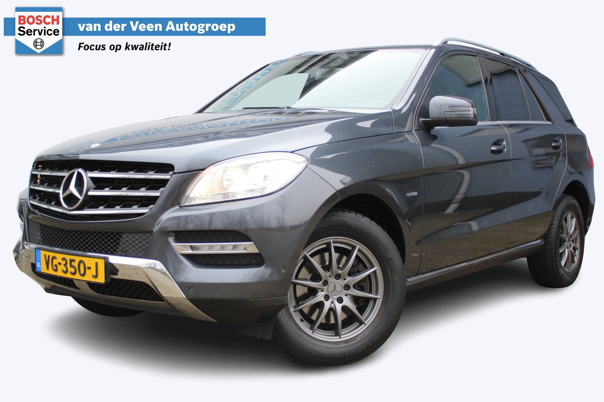 Mercedes-Benz M-Klasse ML 350 BLUETEC 4MATIC | Grijs Kenteke, Auto's, Automaat, 15 km/l, Gebruikt, 258 pk