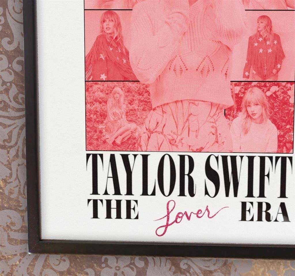 TAYLOR SWIFT the lover era muziek Poster in lijst, Verzenden, Nieuw, Overige typen