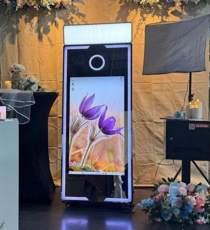 Professionele 70 Inch Mirror Photobooth | HiTi Printer, Ophalen, Zo goed als nieuw, Overige typen
