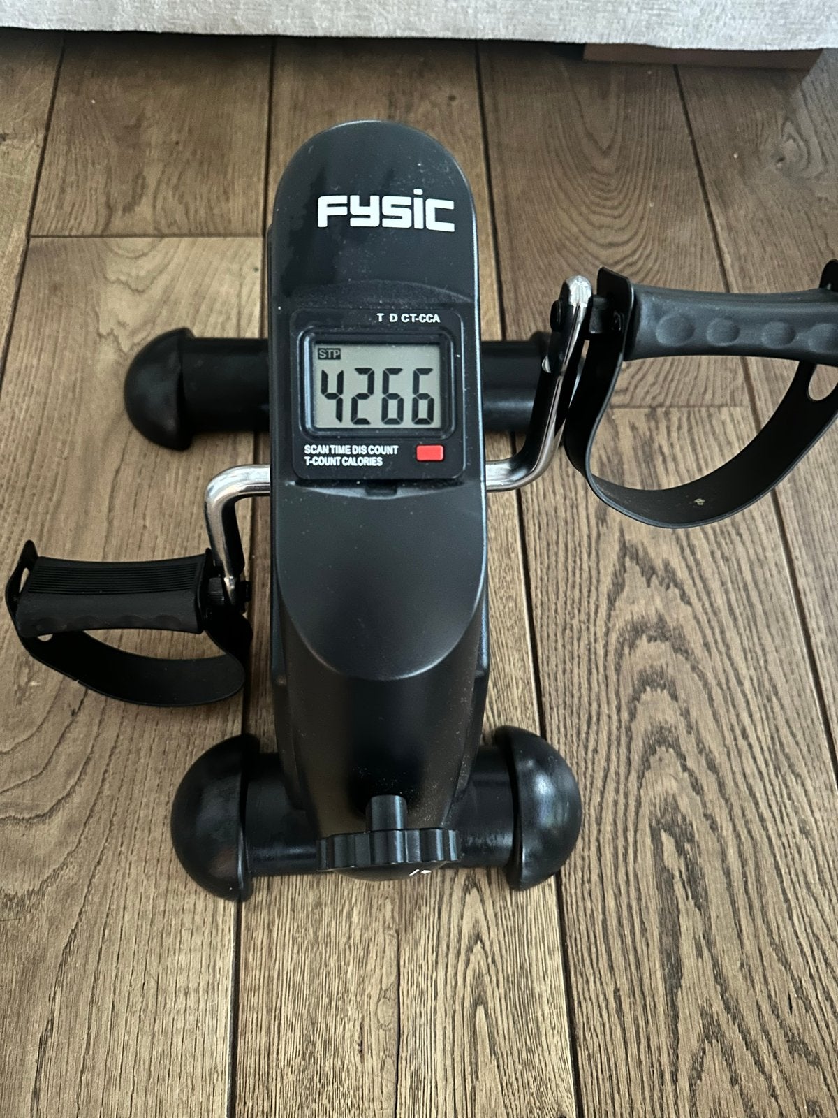 Fysic Mini Hometrainer - Compact en Effectief, Ophalen, Kunststof, Armen, Zo goed als nieuw