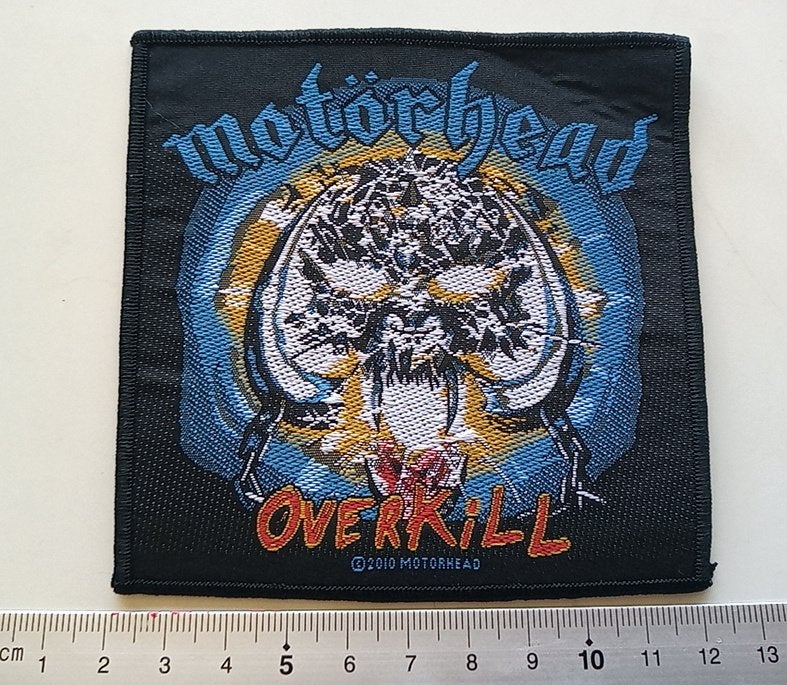 Motorhead vrij  mooie en nieuwe overkill 2010 patch 87, Verzenden, Nieuw, Kleding