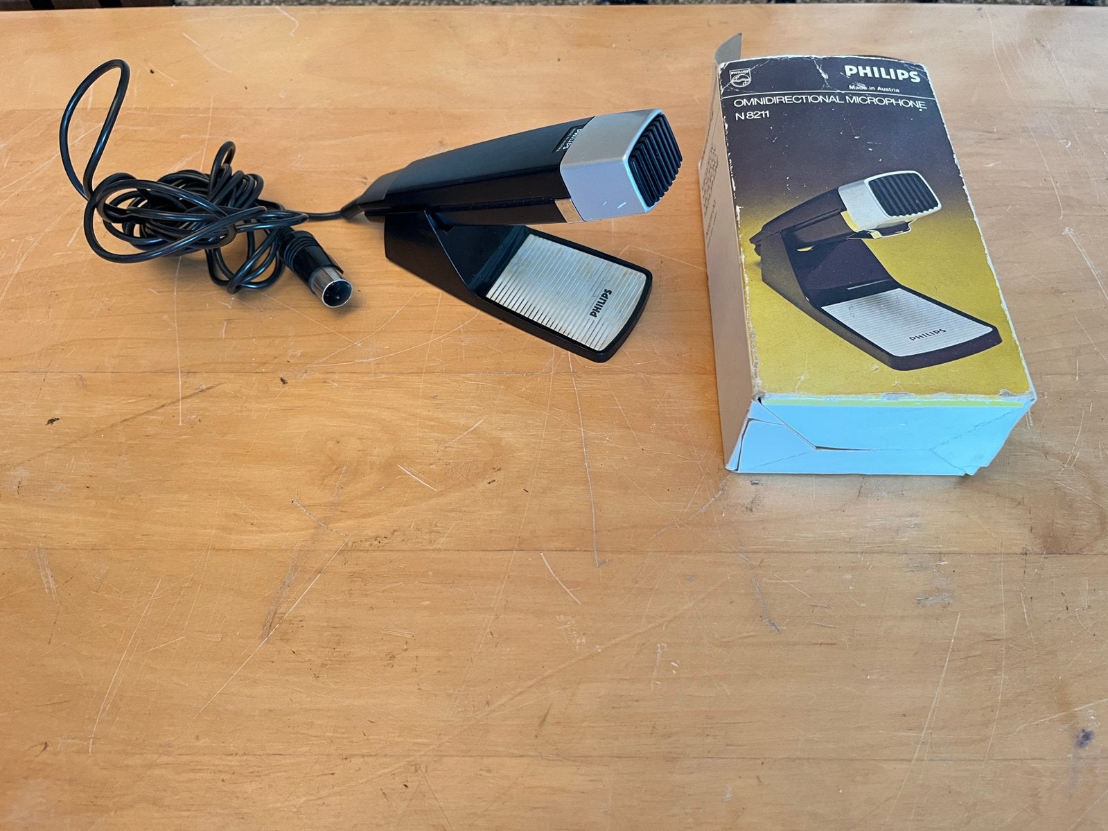 Philips N 8211 omni microfoon, Audio, Tv en Foto, Bandrecorders, Ophalen of Verzenden