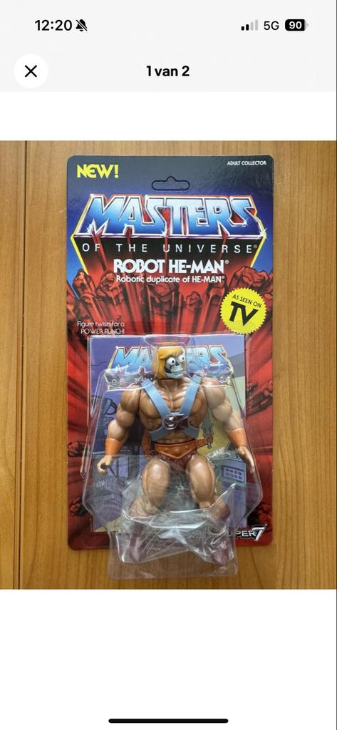 Masters of the Universe Robot He-Man NIEUW in verpakking, Ophalen of Verzenden, Nieuw