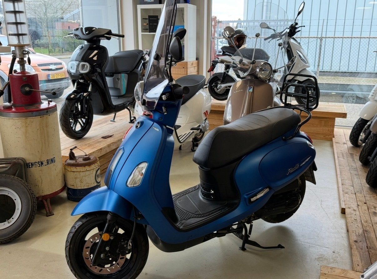 SYM Fiddle Scooter - Blauw, 5349 km, Bouwjaar 2021, Ophalen, Gebruikt, Benzine, Fiddle