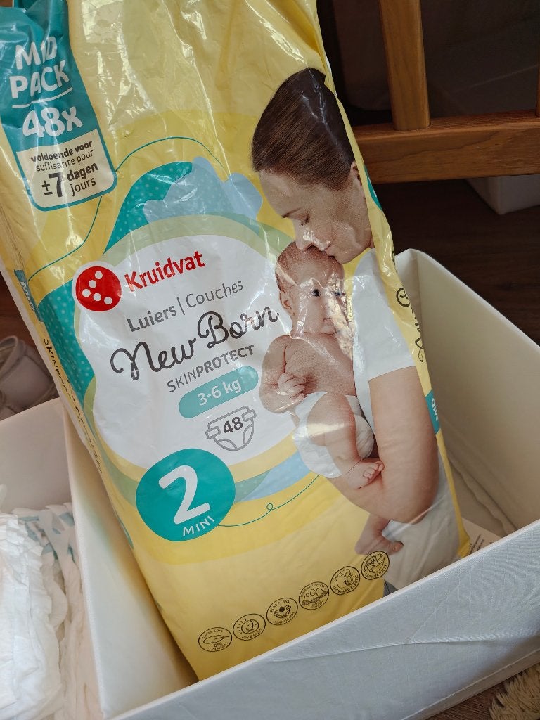 Kruidvat Luiers maat 2 (17x) en maat 3 (25x), Ophalen, Nieuw, Overige typen, Overige merken