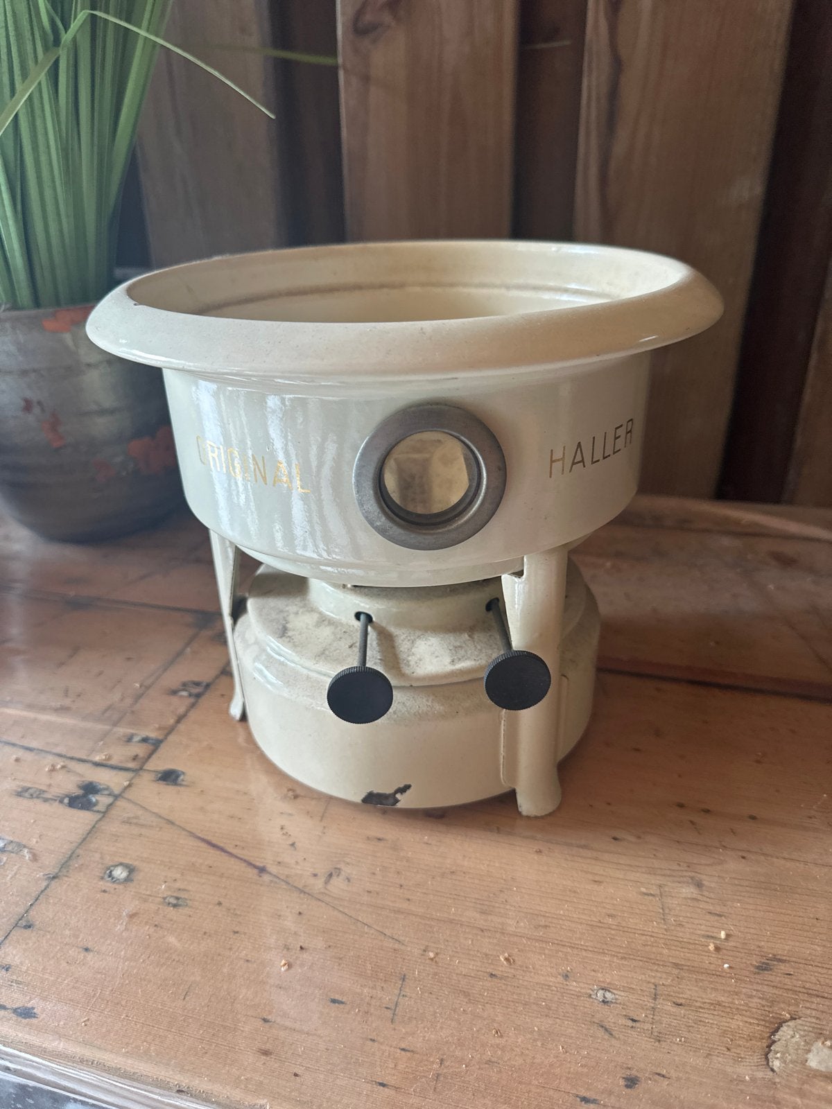 Vintage Haller petroleumkachel - Origineel en functioneel, Ophalen