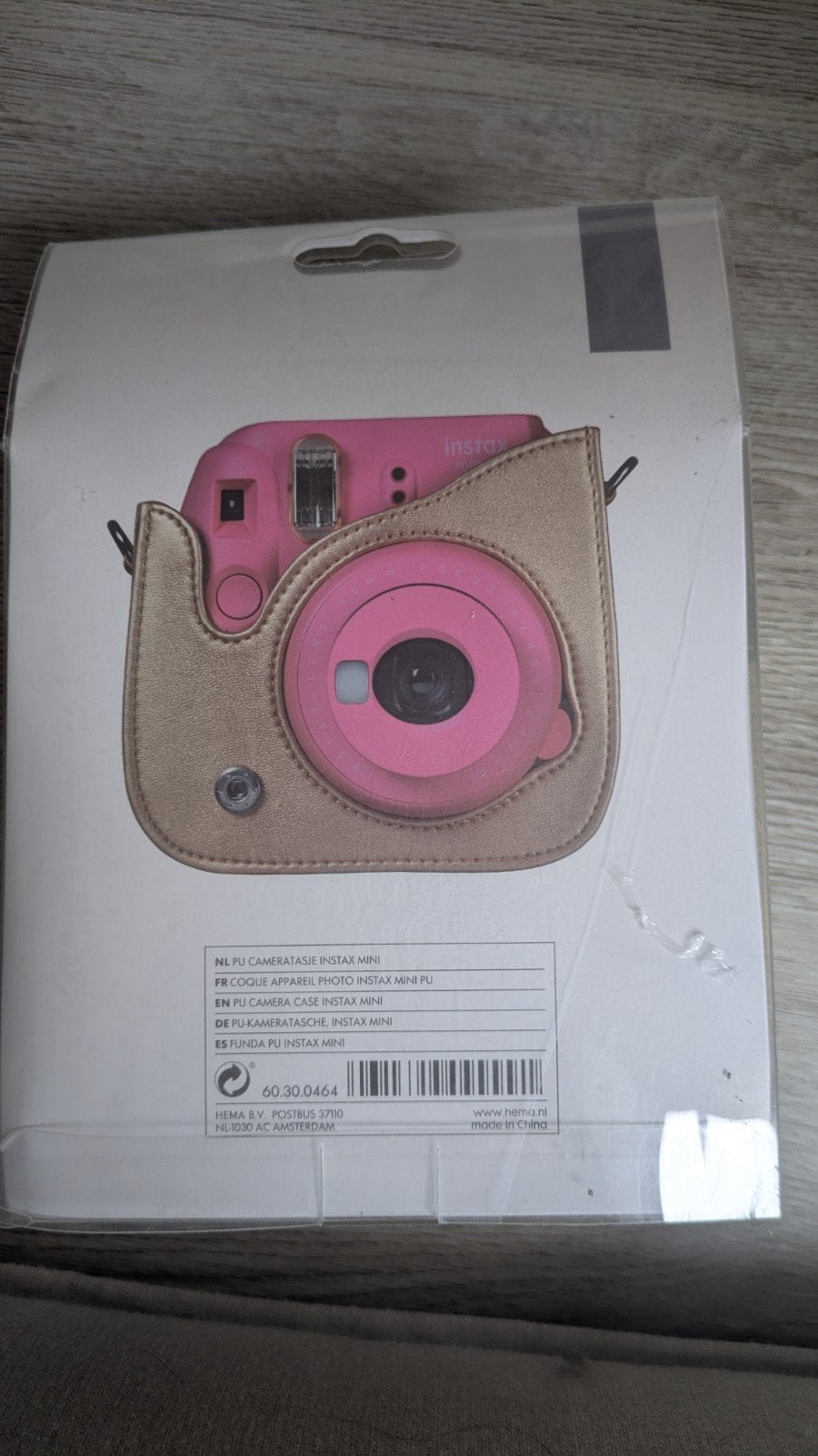 Instax mini case nieuw in doos goud, Overige typen, Nieuw, Ophalen of Verzenden, Goud