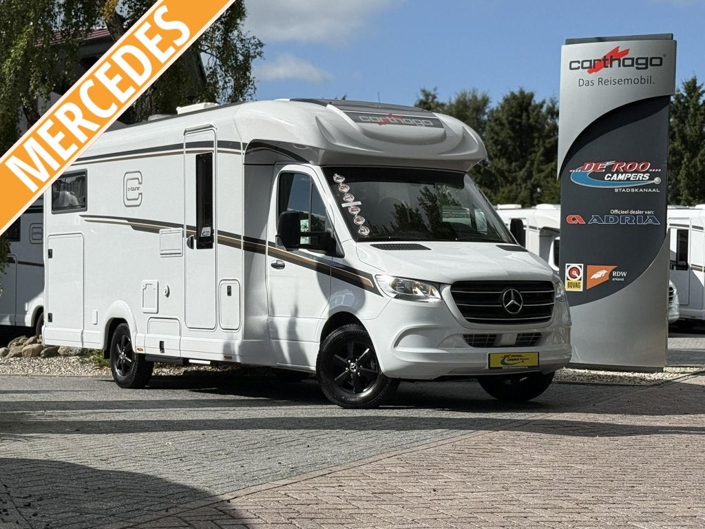 Carthago C1-Tourer T 149 LE - MERCEDES-ENKELE BEDDEN, Standaard zit, Koelkast, Ringverwarming, Airbags