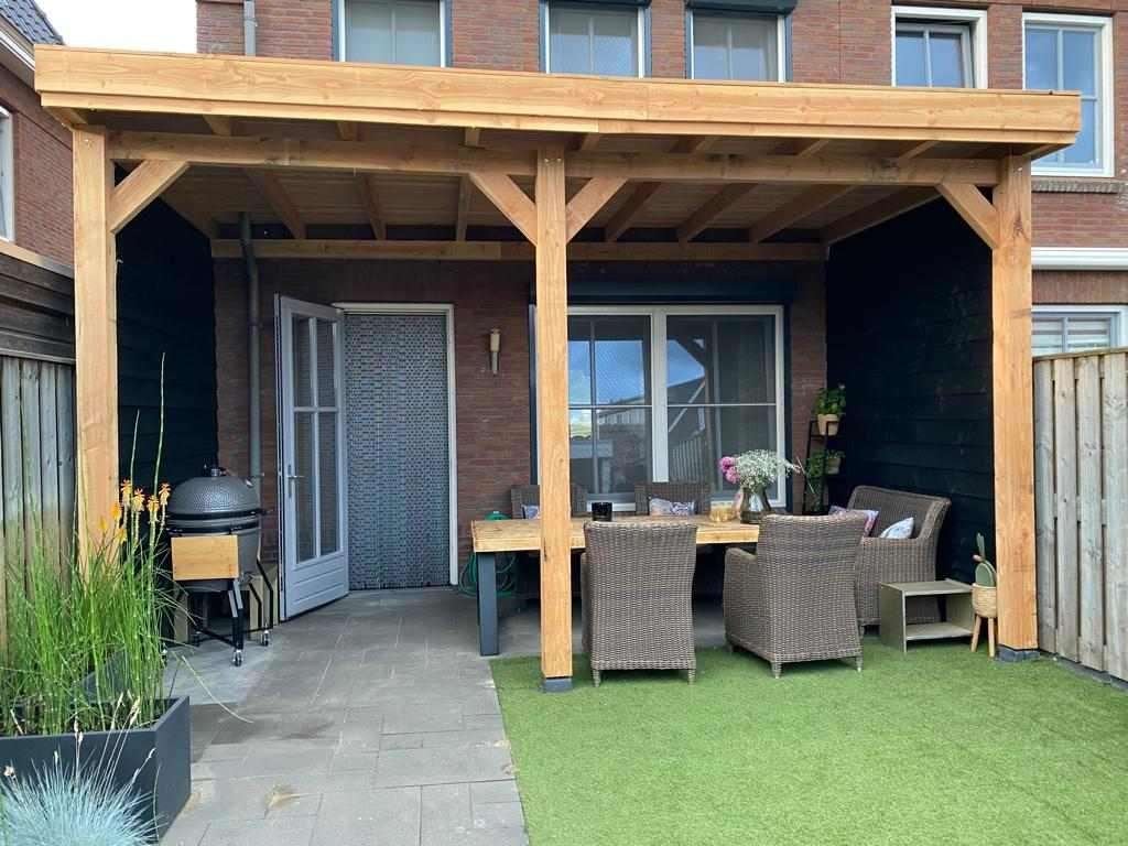 Veranda Overkapping Muuraanbouw DOUGLAS ROBUUST NIEUW, Tuin en Terras, Ophalen, Nieuw, Veranda