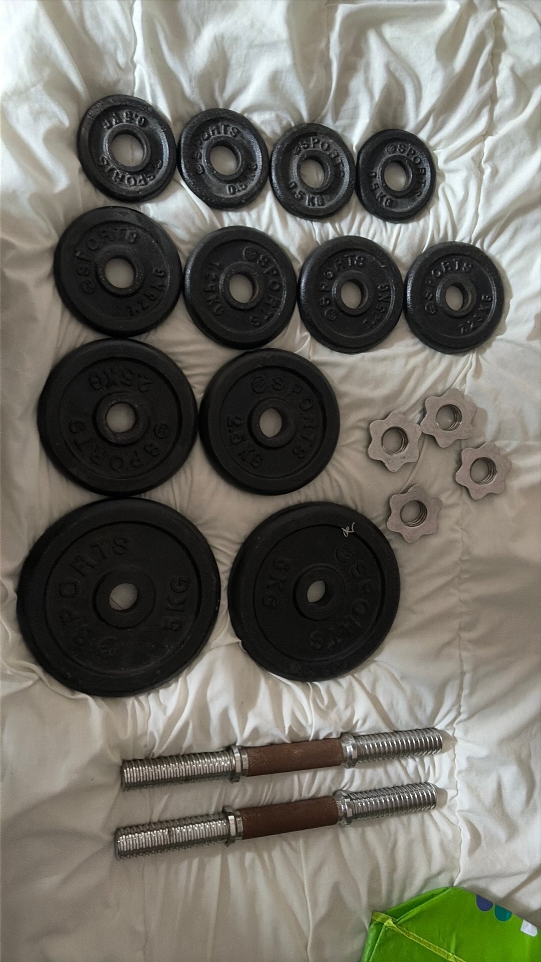 Dumbels, Sport en Fitness, Fitnessmaterialen, Ophalen, Zo goed als nieuw, Dumbbell