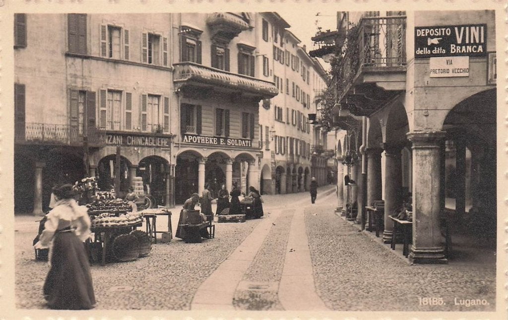 702-449-051 Lugano, Verzenden, Voor 1920, Overig Europa