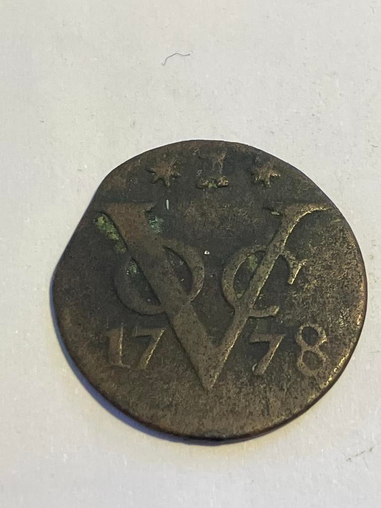 VOC duit Zeeland 1778, Ophalen of Verzenden, Vóór koninkrijk, Overige waardes, Losse munt