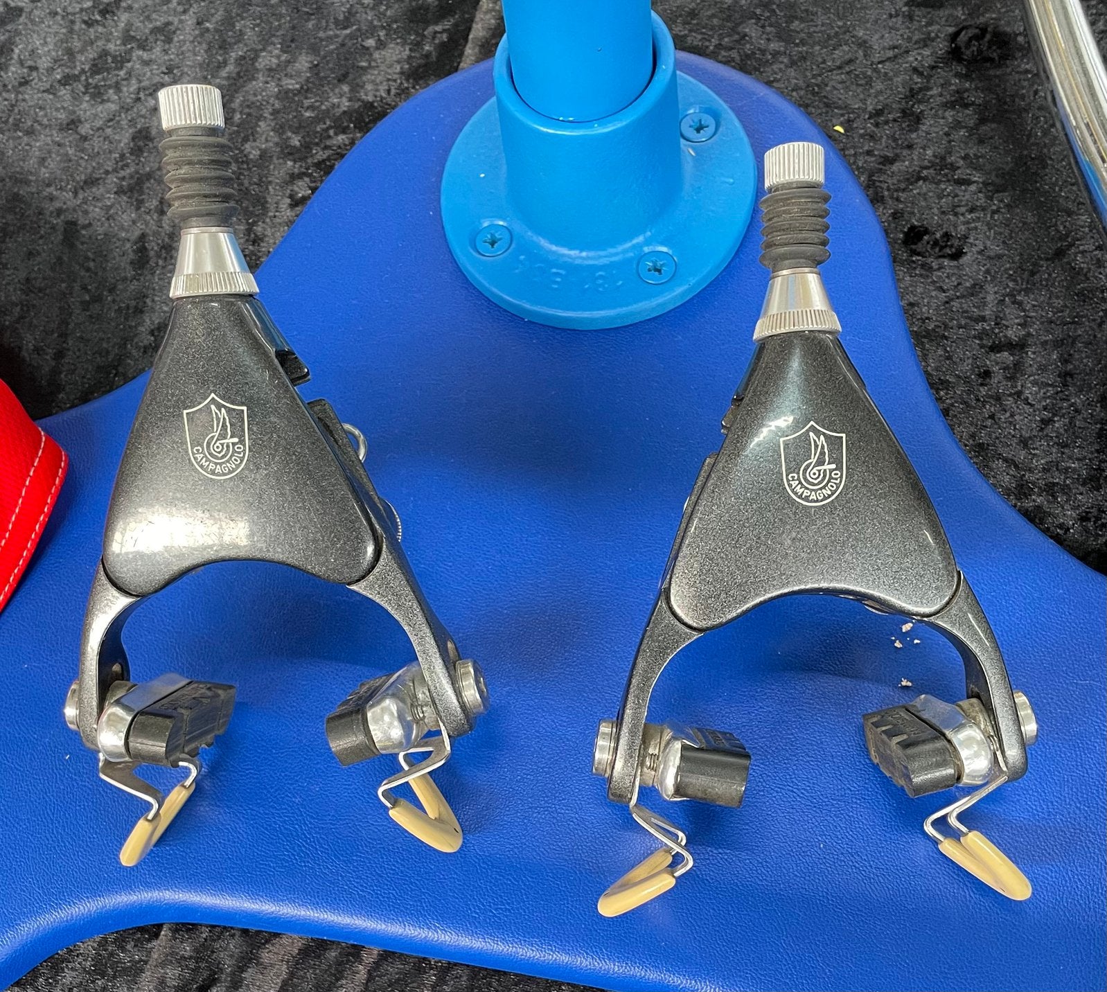 Campagnolo croce d’aune graphite delta remmen zeer mooi, Remmen, Ophalen of Verzenden, Zo goed als nieuw, Aluminium