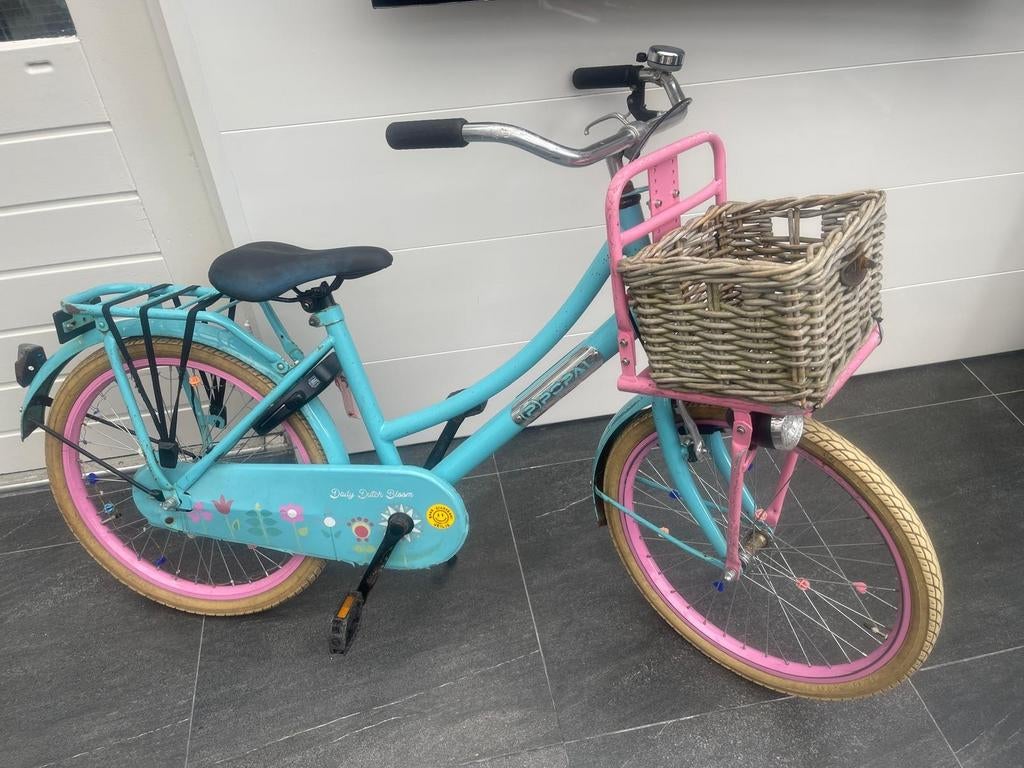 Popal transport meisjes fiets te koop, Ophalen of Verzenden, 22 inch, Popal transport fiets, Handrem