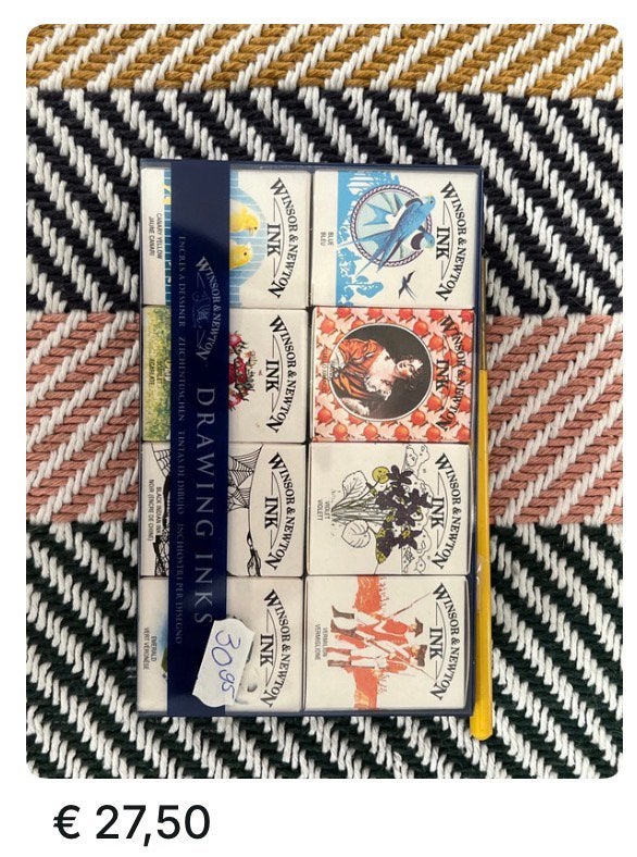 Winsor and newton nieuwe Inkten set met pen, Ophalen of Verzenden, Nieuw, Overige typen