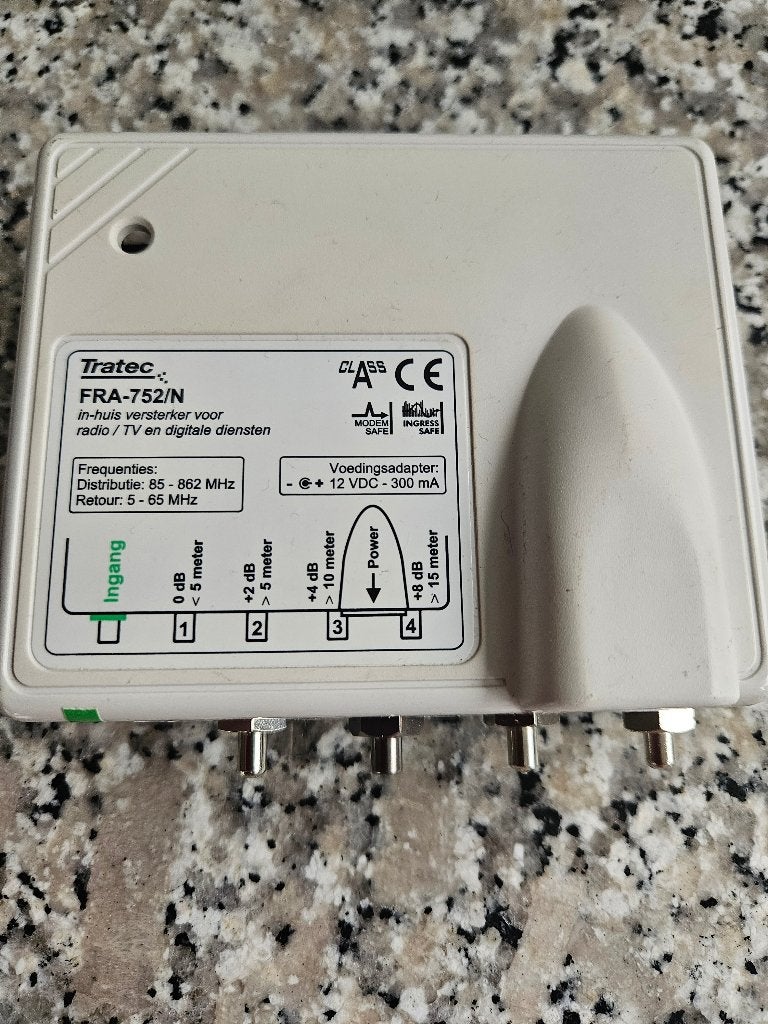 Tratec FRA-752 tv versterker en internet, Ophalen of Verzenden, Zo goed als nieuw, 120 watt of meer, Overige merken