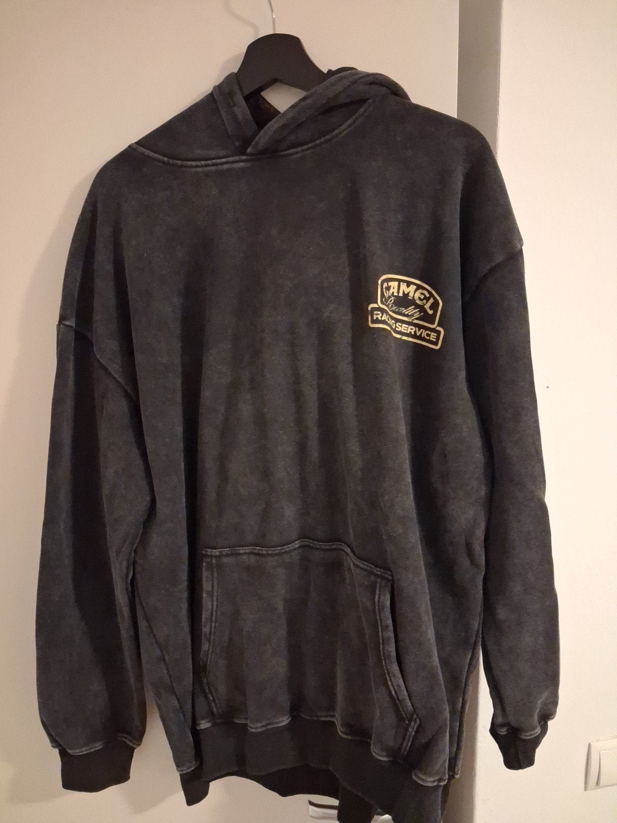 Camel Racing Service Hoodie - Zwart/Grijs, Maat 52/54 (L), Zwart, Nieuw, Ophalen of Verzenden