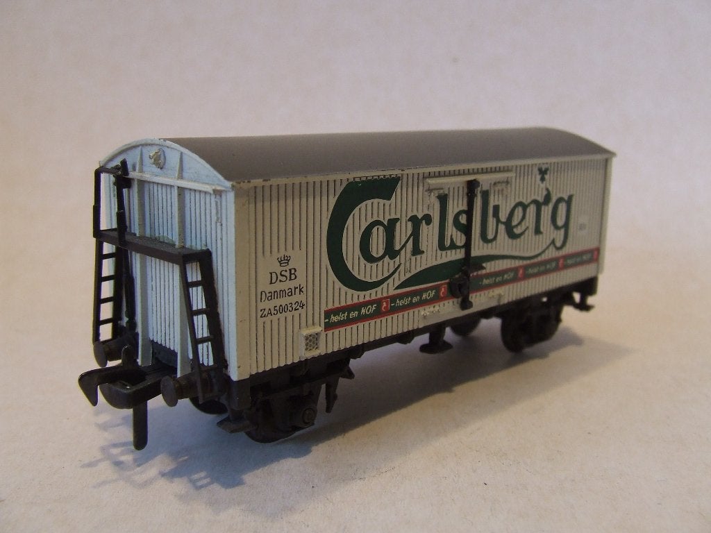 POCHER gesloten koelwagen, Deense spoorwegen, "CARLSBERG", Overige merken, Gelijkstroom, Wagon, Ophalen of Verzenden