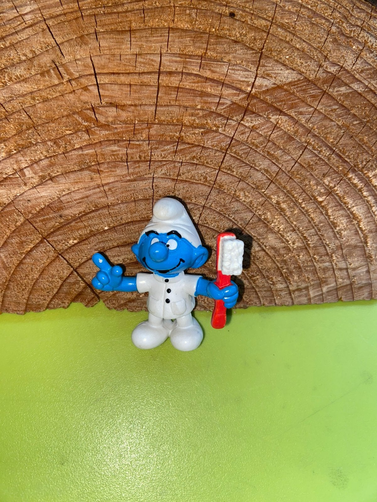 Smurfen tandarts smurf, Verzamelen, Smurfen, Ophalen of Verzenden, Gebruikt, Verschillende Smurfen