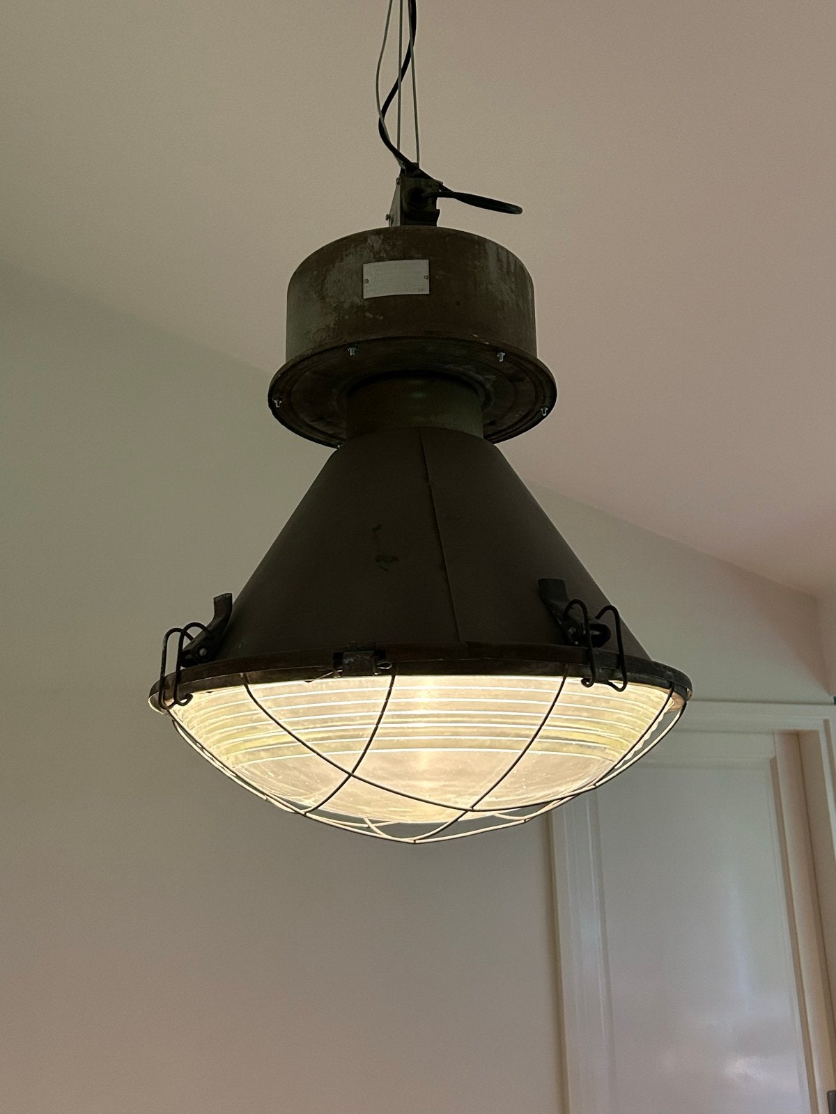 Industriële Vintage Fabriekslamp, Ophalen