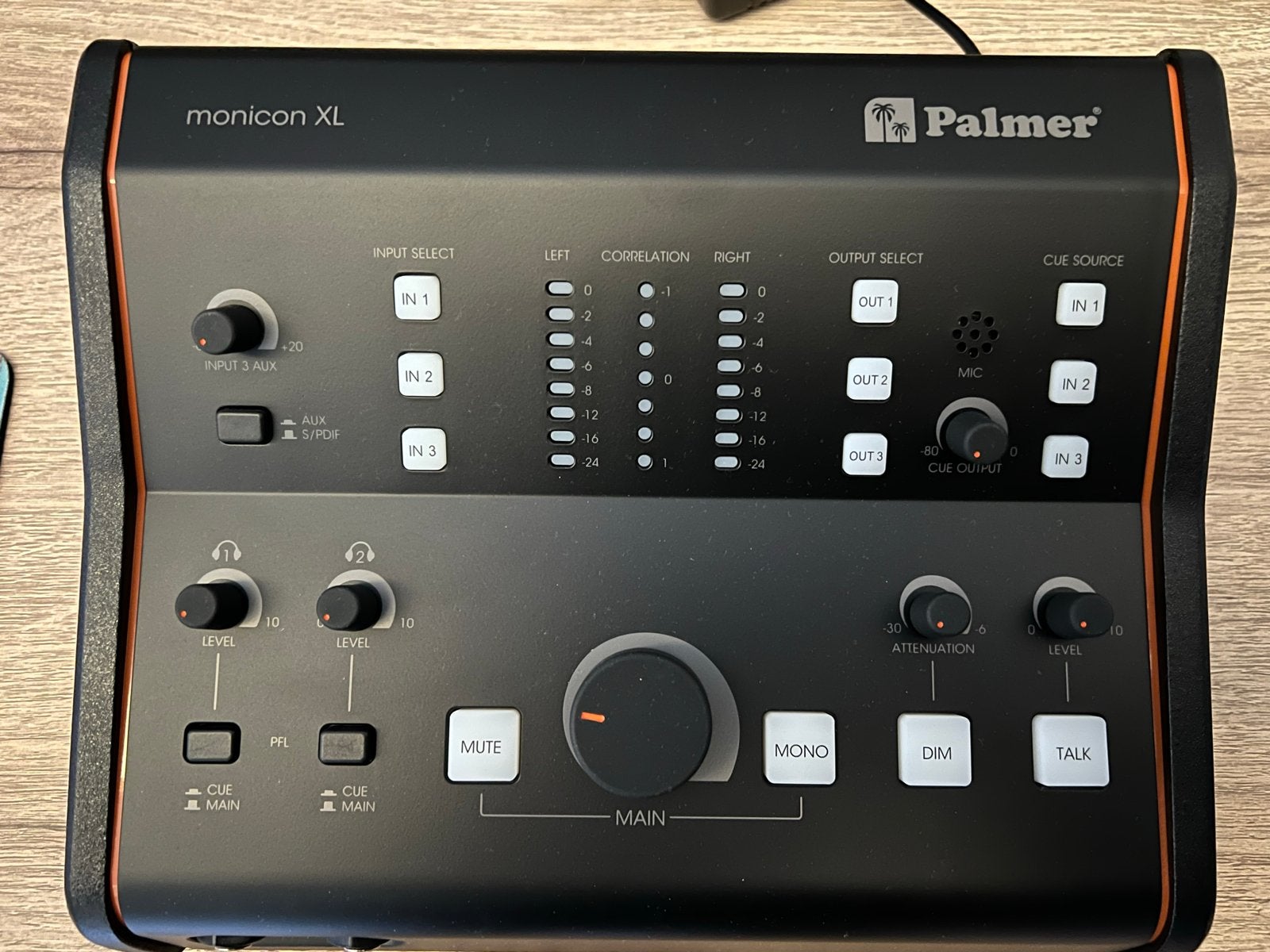 Palmer Monicon XL Active Studio Monitor Controller 👉 nieuw, Muziek en Instrumenten, Ophalen of Verzenden, Zo goed als nieuw, Minder dan 5 kanalen