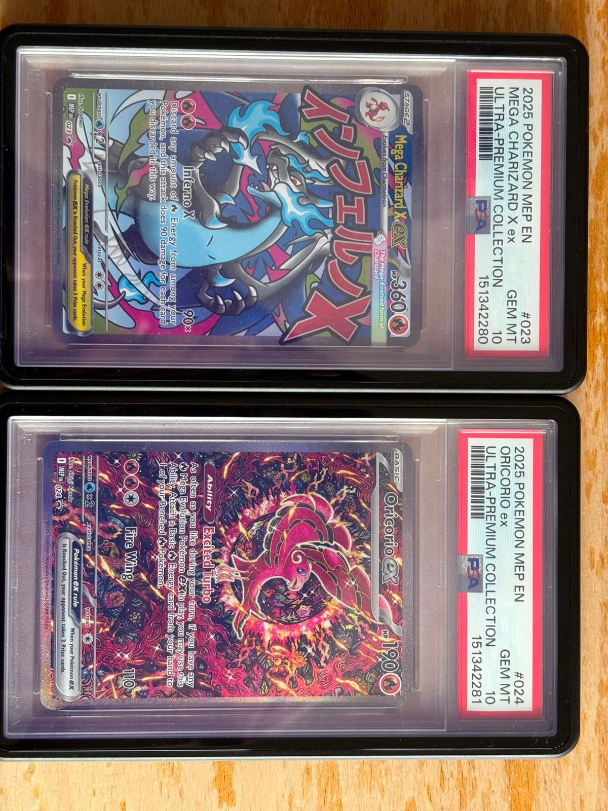 Charizard oricorio MEP 023 024 PSA 10 pokemon kaarten, Ophalen of Verzenden, Zo goed als nieuw